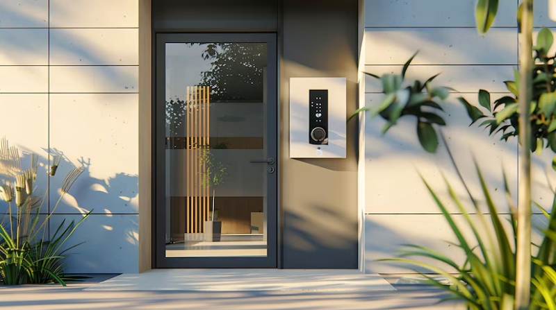 modern security door