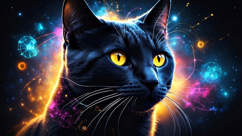 black cat personality traits in human