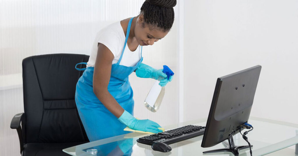 The Sparkling Science of a Clean Workplace: Boosting Productivity and Well-Being with Cleaning Services C