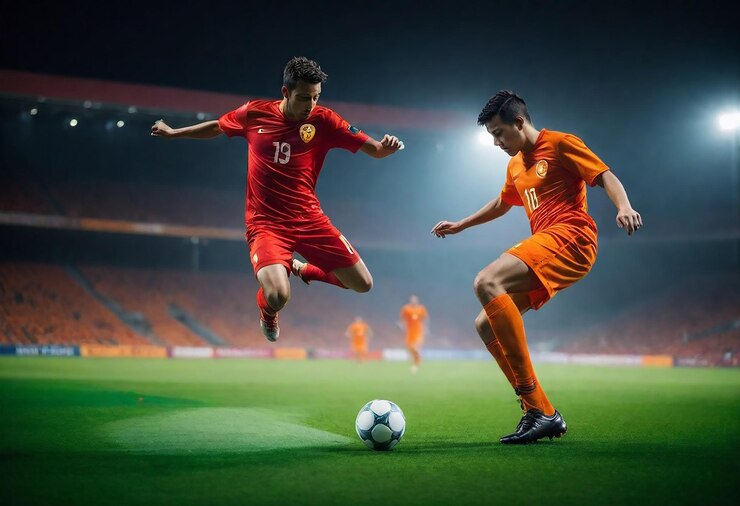 two-soccer-players-are-playing-soccer-one-which-has-number-11-his-jersey