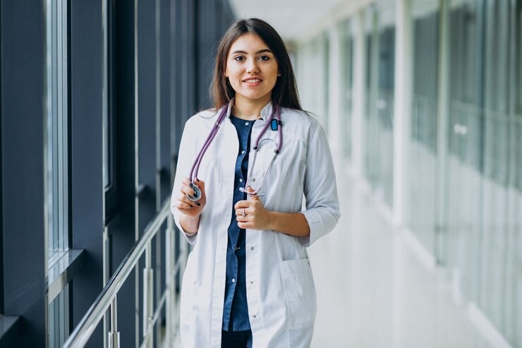 young-woman-doctor-with-stethoscope-hospital