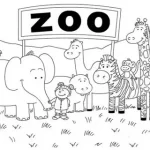 zoo coloring pages