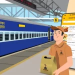 How to order food online for delivery in train at Surat Station