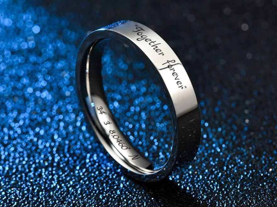 Engraved Ring For Her