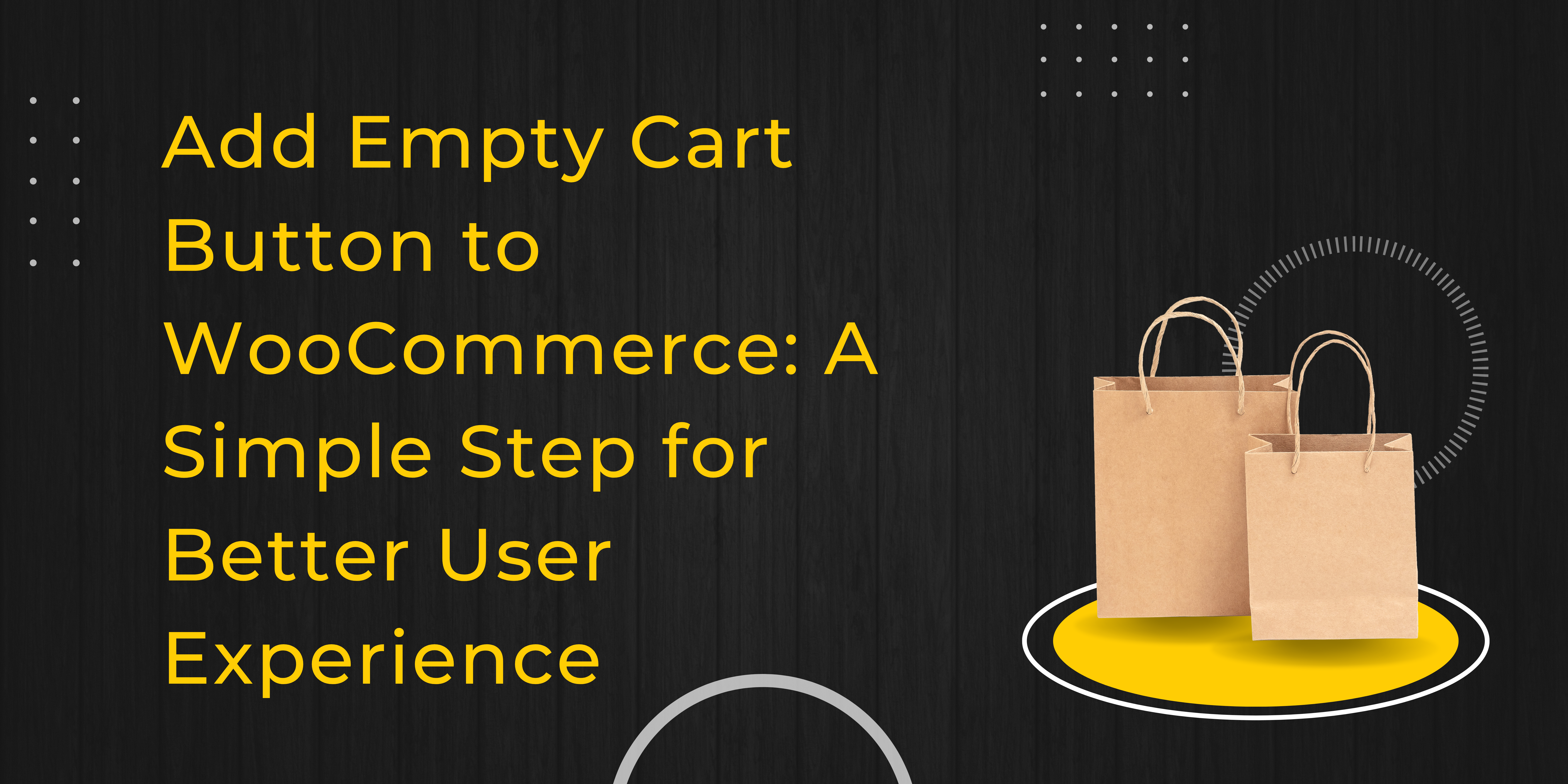 add empty cart button to woocommerce