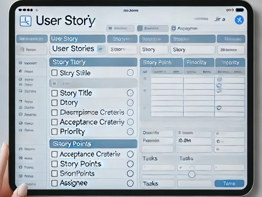 jira template for stories