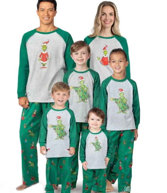 Grinch pajamas