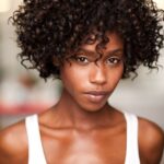 Human Hair Short Curly Wigs