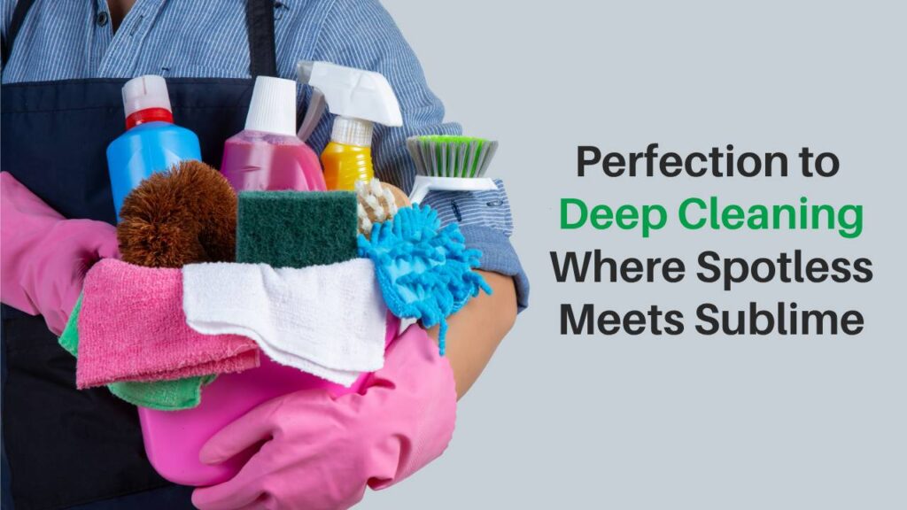 Perfection to Deep Cleaning Where Spotless Meets Sublime