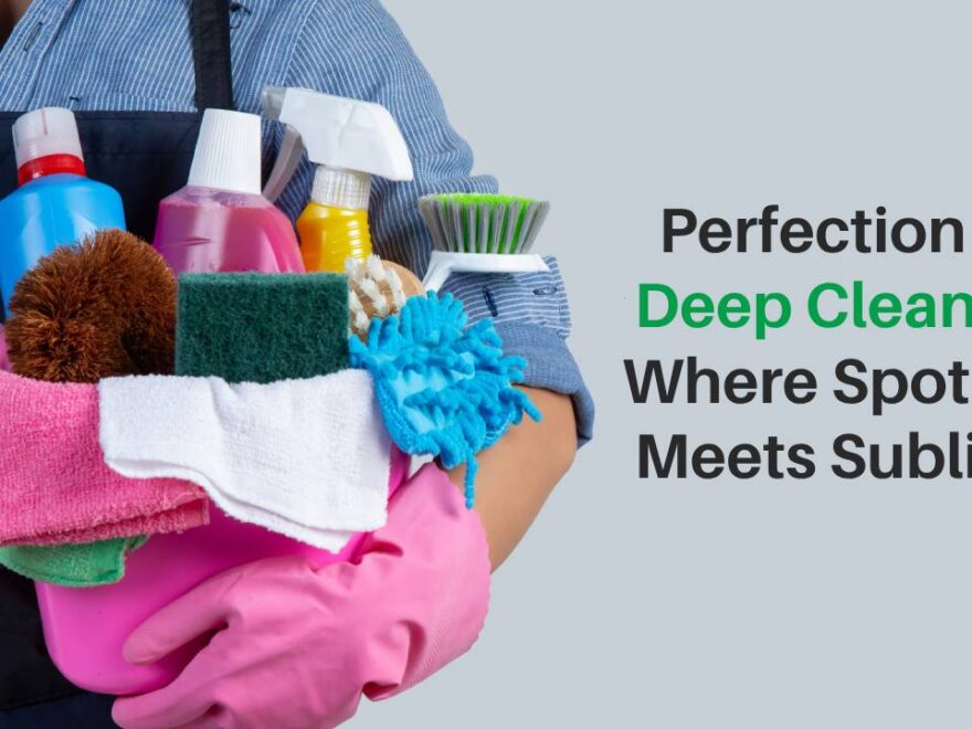 Perfection to Deep Cleaning Where Spotless Meets Sublime