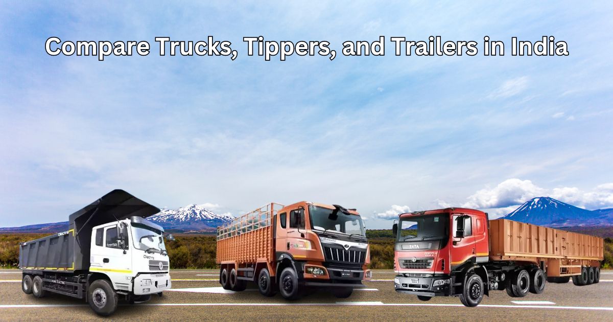 comparision of different type of commercial vehicles