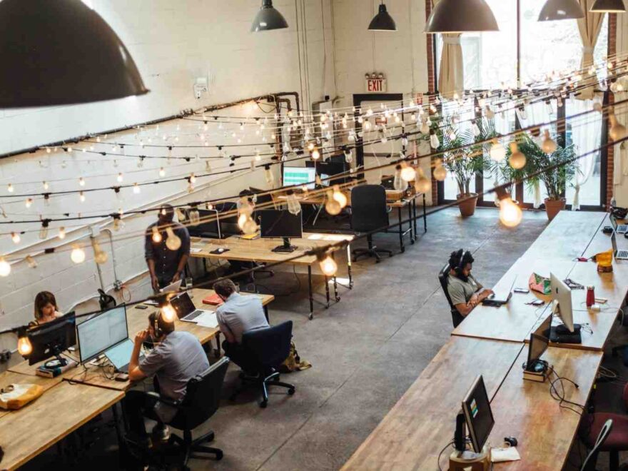 Modern coworking spaces