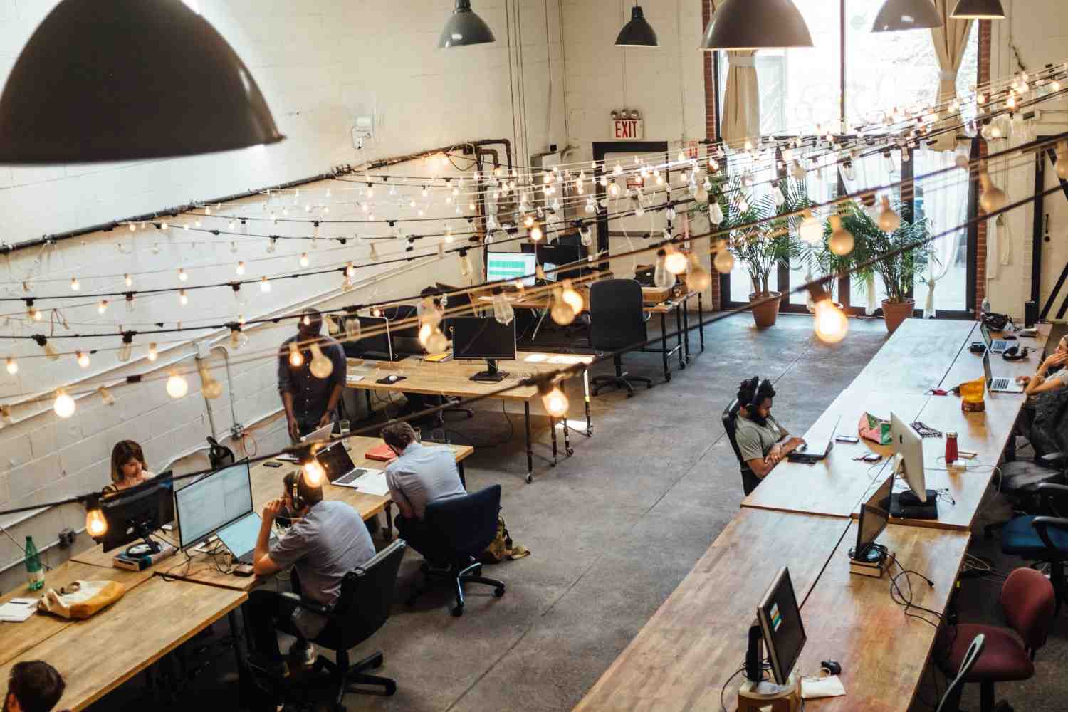 Modern coworking spaces