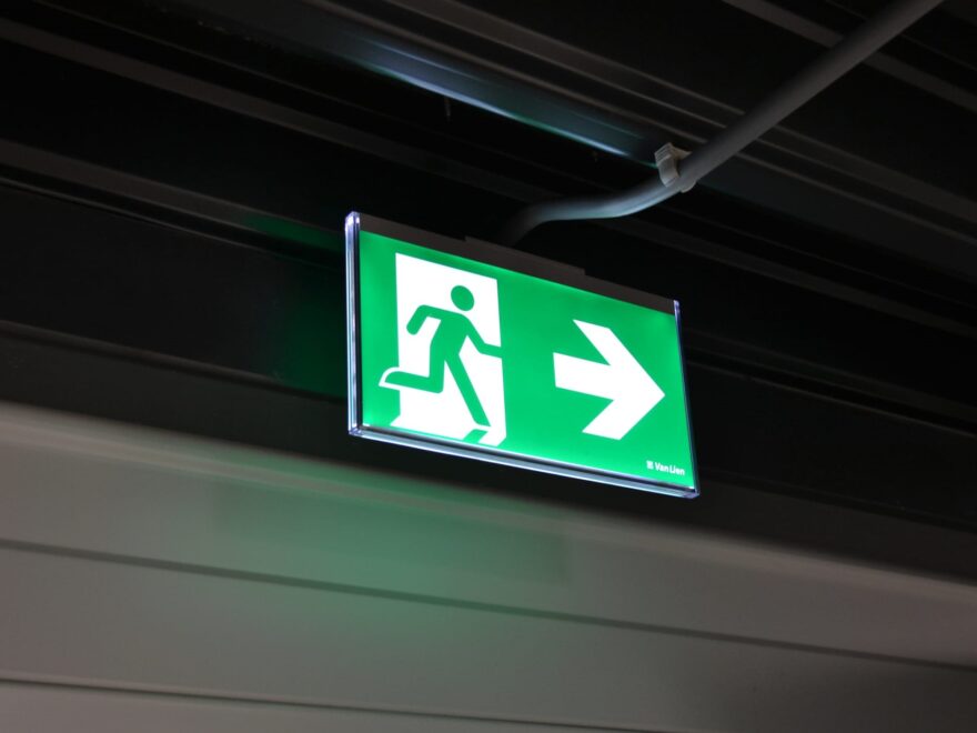 Emergency Exit Sign