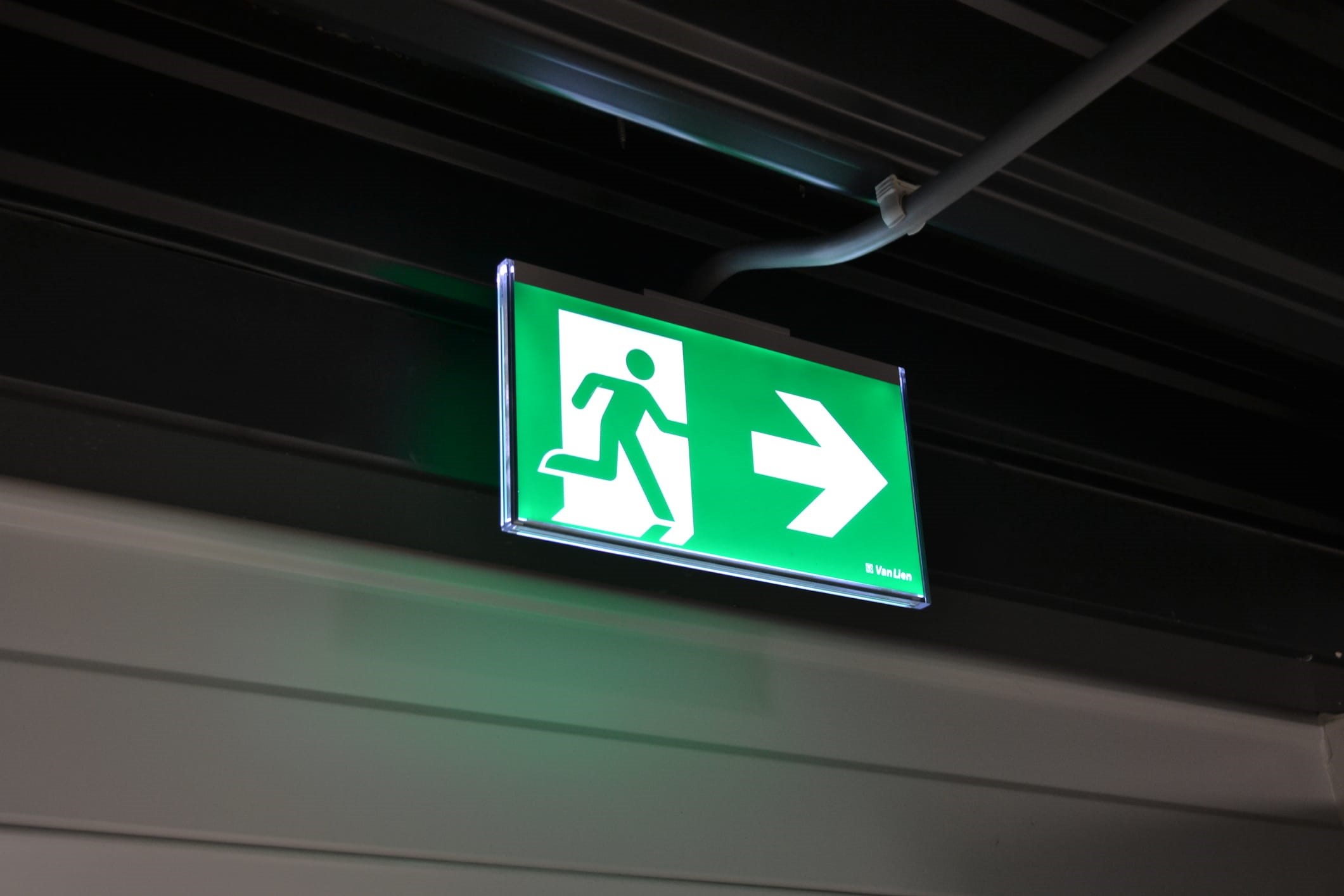 Emergency Exit Sign