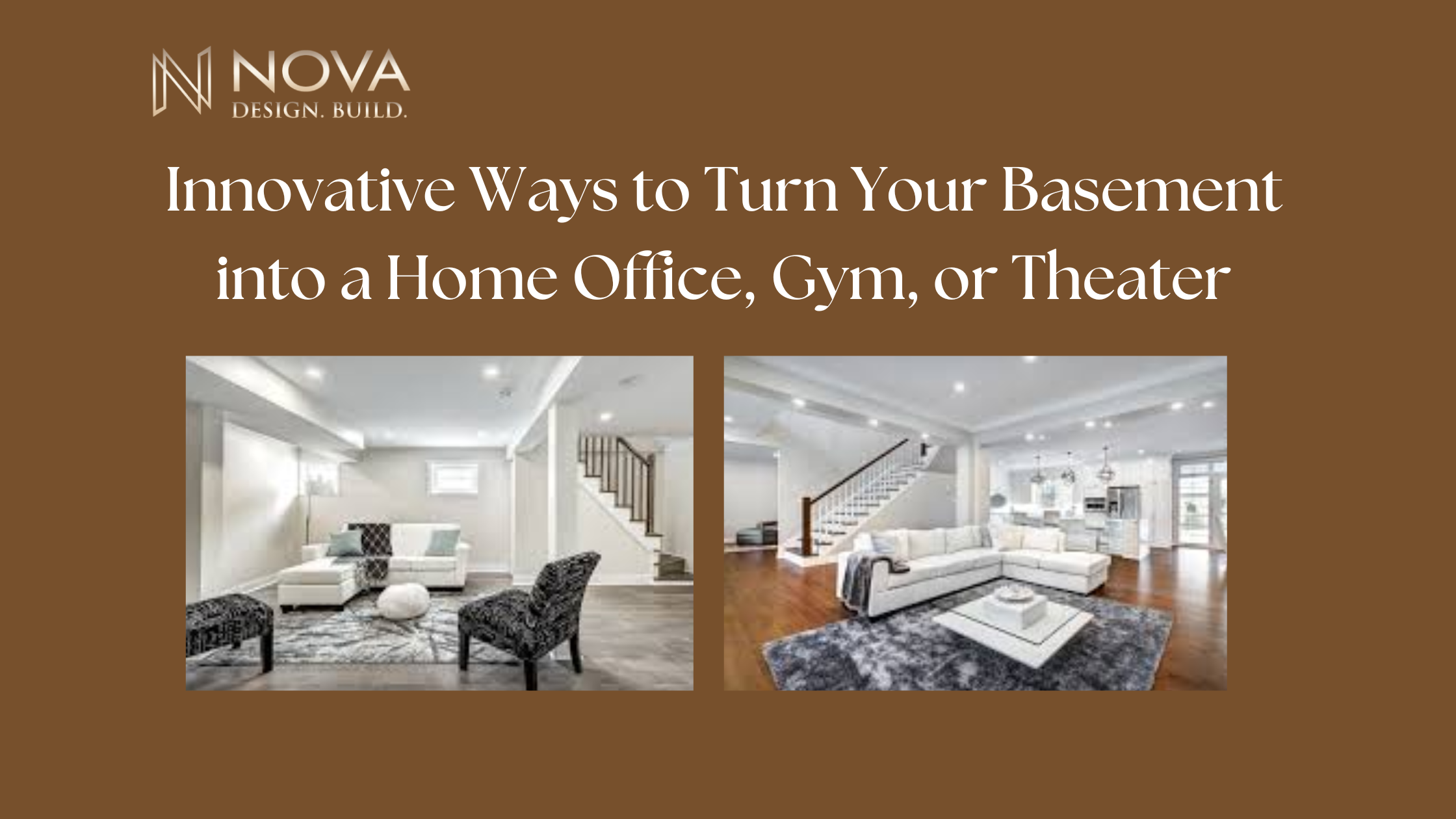 Innovative Ways to Turn Your Basement into a Home Office, Gym, or Theater