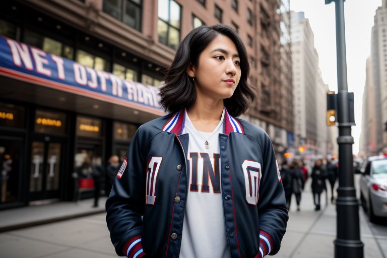 From the Sidelines to the Streets: Styling the New York Giants Varsity Jacket