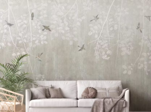 Creating Serenity: Calm and Elegant Boho Birds Wallpaper for Your Home