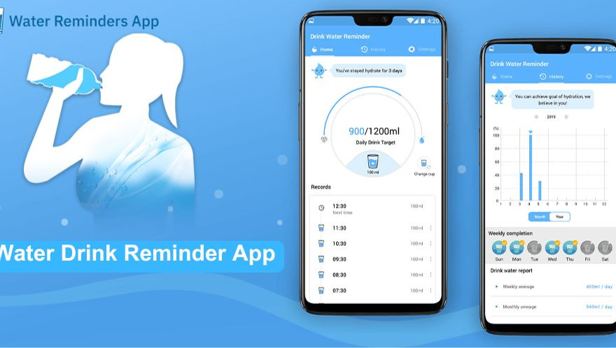 app for drinking water reminder