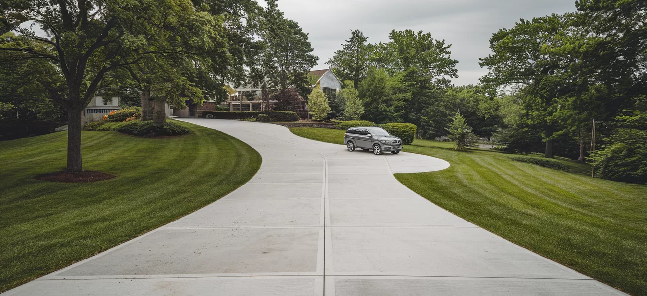 concrete driveway new york