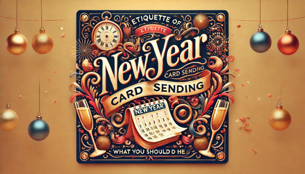 Etiquette of New Year Card Sending What You Should Know