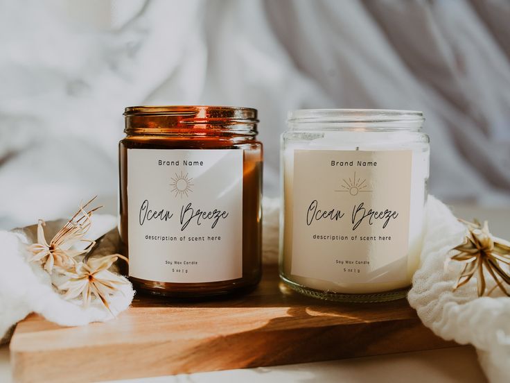 Elevate Your Brand with Custom Candle Labels