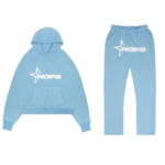 Tone in Tone Blue Noneofus Tracksuit