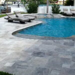 outdoor travertine tiles