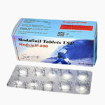 Modafinil box with Tablets