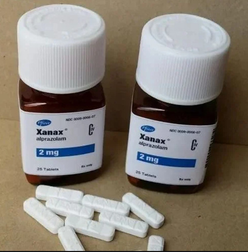 Two Xanax Bootles with Tablets