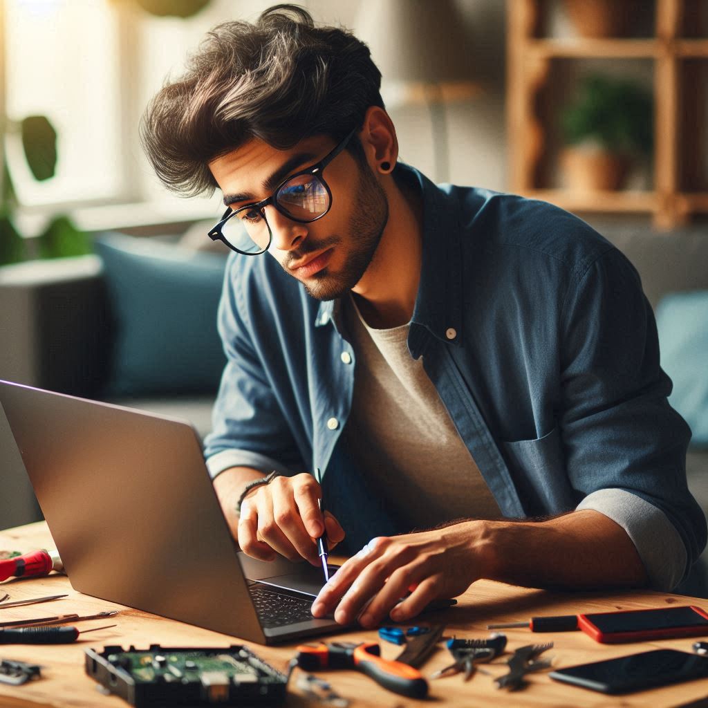 A person Repairing Computer - Computer Repair Sydney