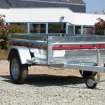 single axle box trailers for sale